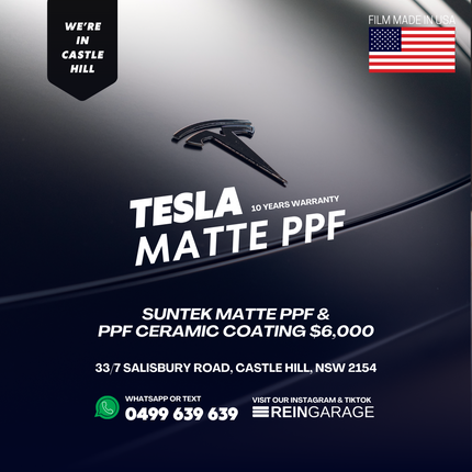 Tesla - Suntek Ultra Matte PPF